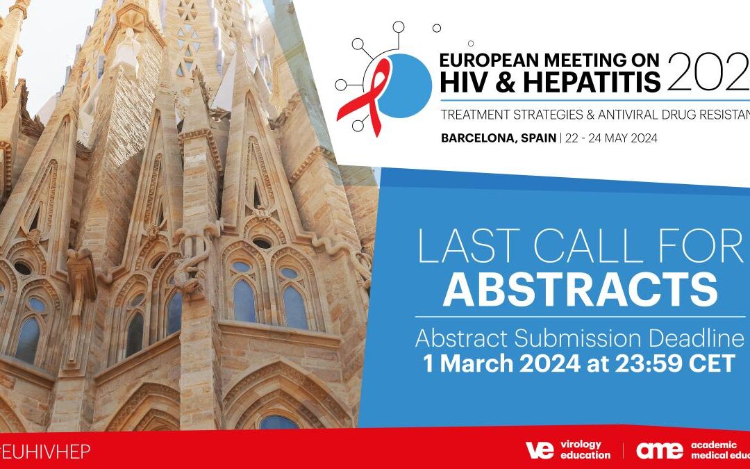2024 February, VHPB endorses European Meeting on HIV & Hepatitis 2024 – Last call for abstracts!